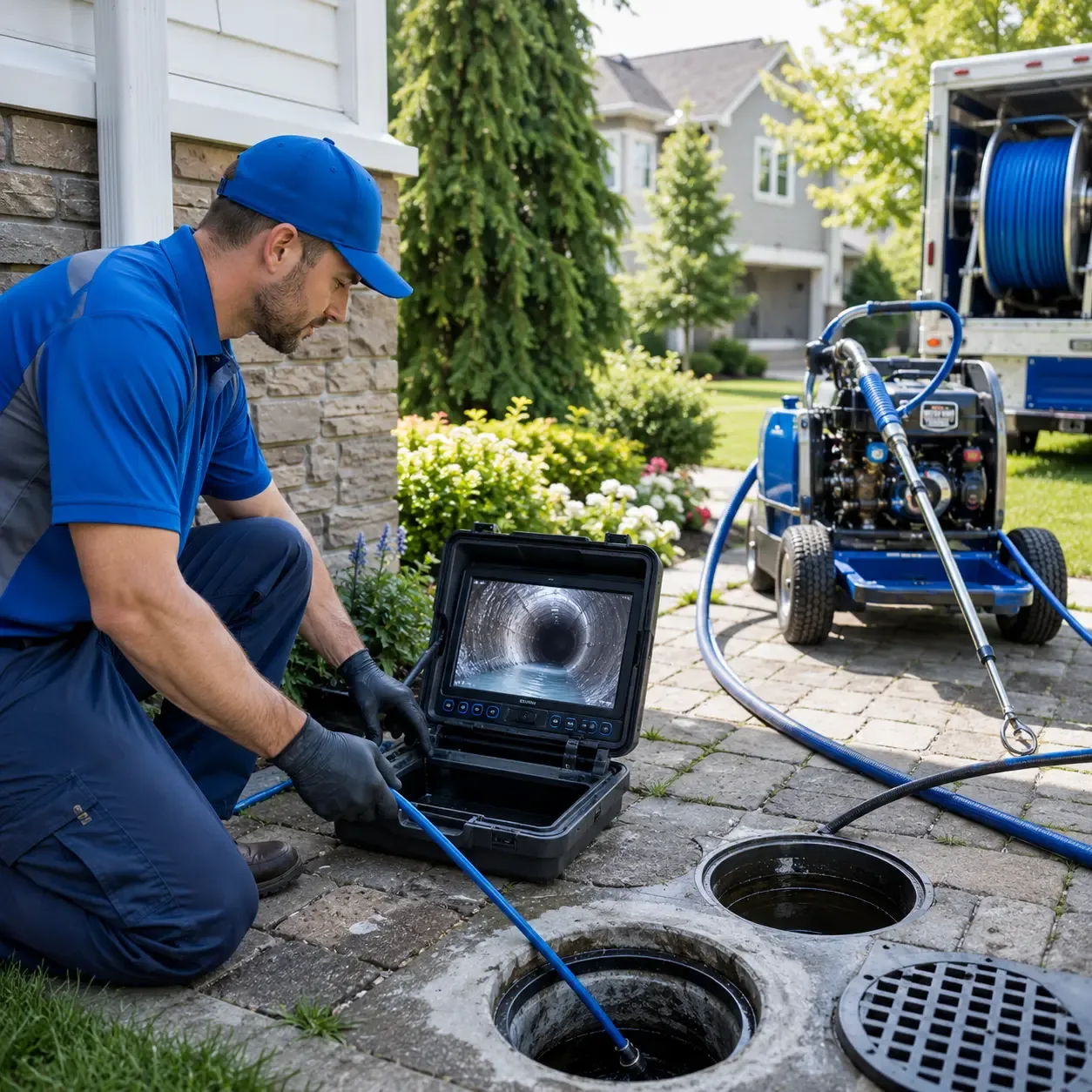 Outdoor drain cleaning professionals serving Honeoye Falls, NY